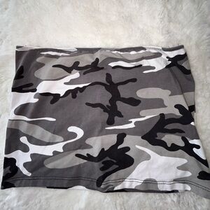 Camo tube top